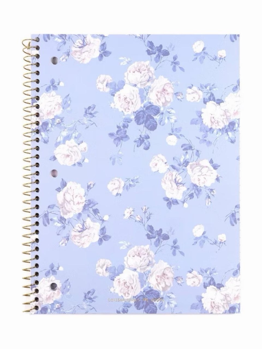 LoveShackFancy x Target Yoobi Everblooming College Ruled 1 Subject Notebook
